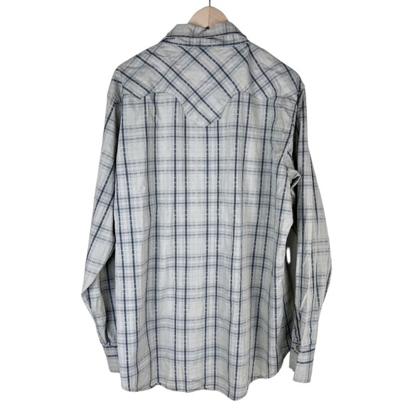 Wrangler Long Sleeve Pearl Snap Button Up Western Shirt Size XXL - Picture 6 of 6